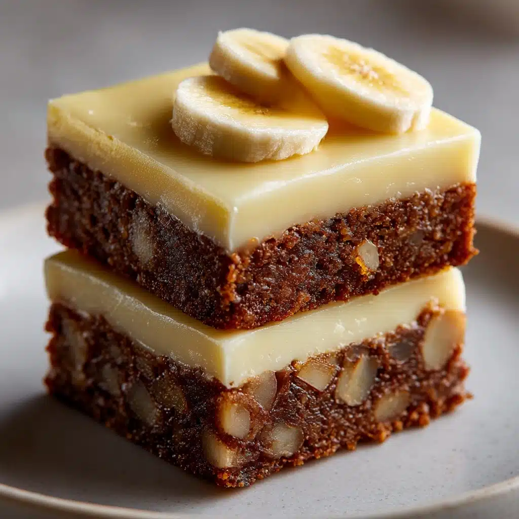 Easy Banana Bread Brownies Recipe - Recipe Image