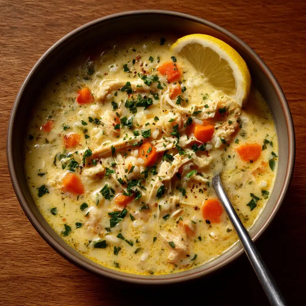 Greek Lemon Chicken Soup (Avgolemono) Recipe - Recipe Image