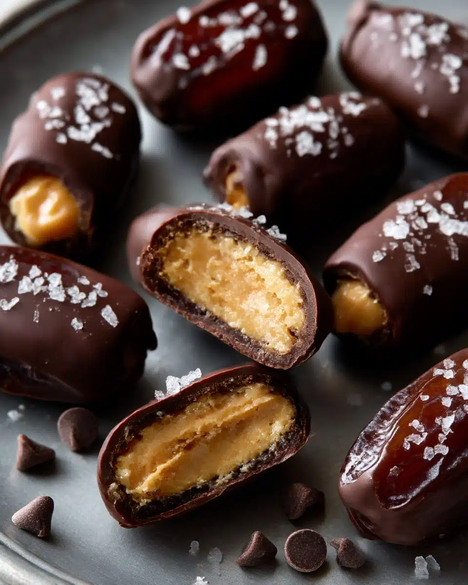 Chocolate Covered Stuffed Dates Recipe