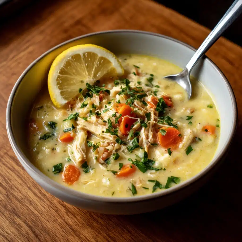 Greek Lemon Chicken Soup (Avgolemono) Recipe - Recipe Image