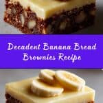 Easy Banana Bread Brownies Recipe