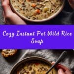 Instant Pot Wild Rice Soup Recipe