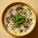Decadent and Creamy Mushroom Soup Recipe