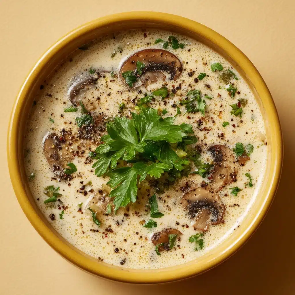 Decadent and Creamy Mushroom Soup Recipe