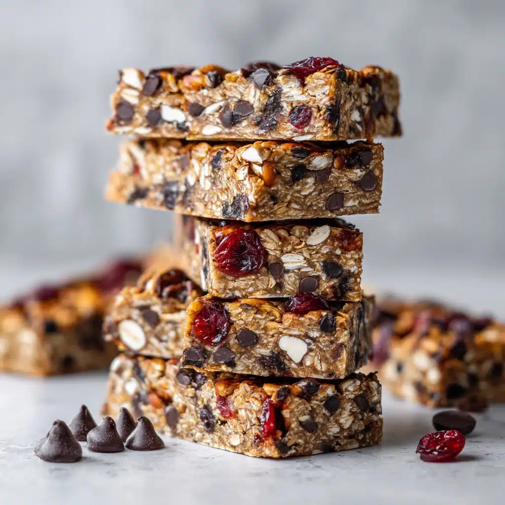 Peanut Butter Trail Mix Bars Recipe - Recipe Image