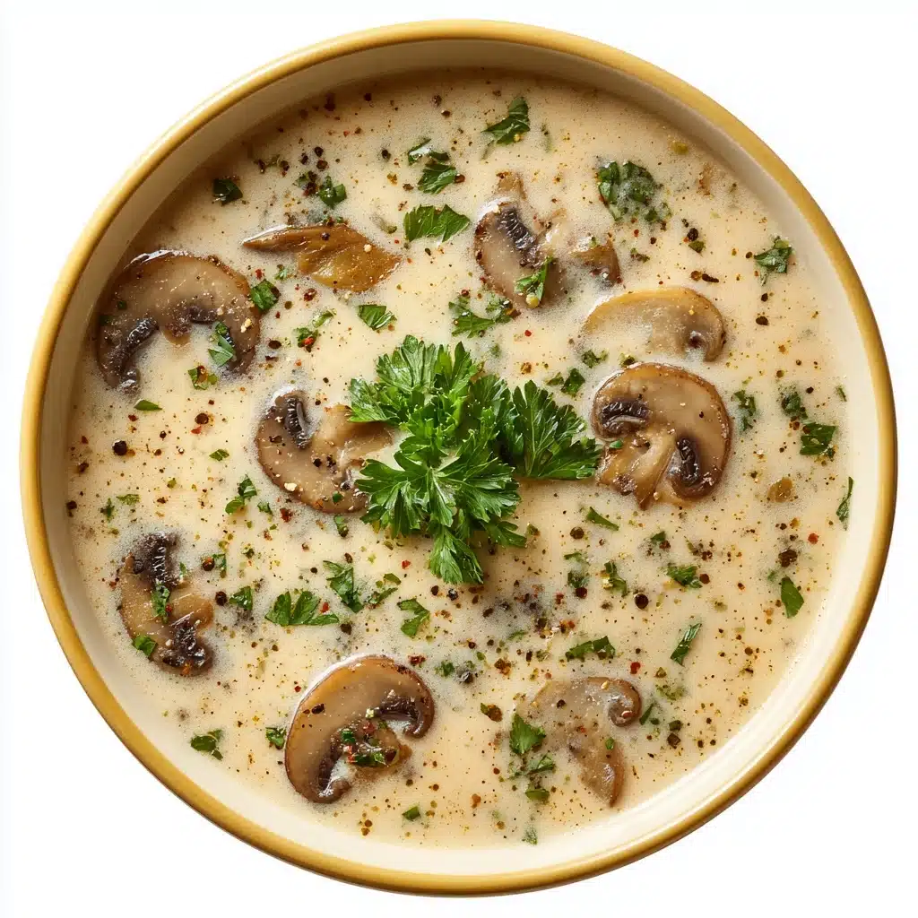 Decadent and Creamy Mushroom Soup Recipe - Recipe Image