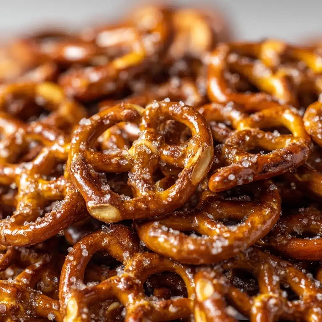 Butter Toffee Pretzels Recipe - Recipe Image