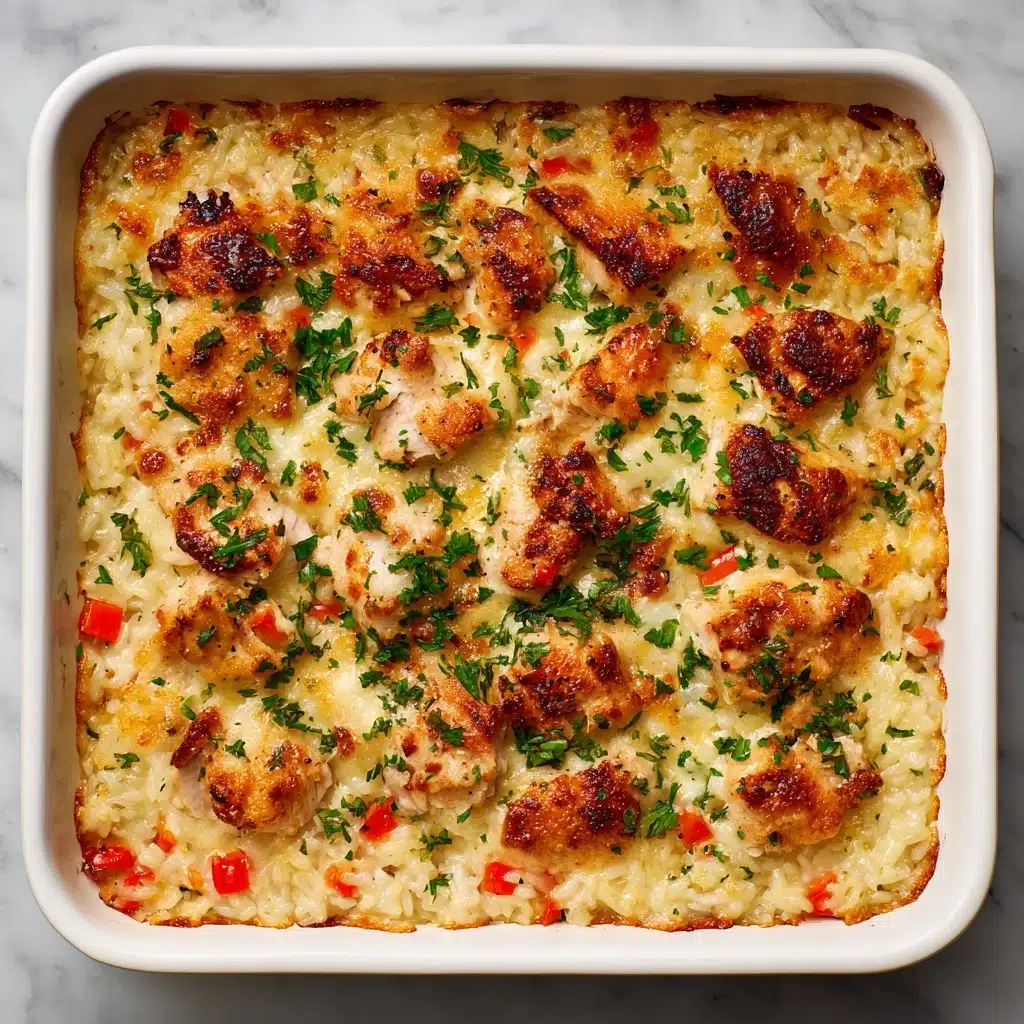 Italian Chicken Rice Casserole Recipe - Recipe Image