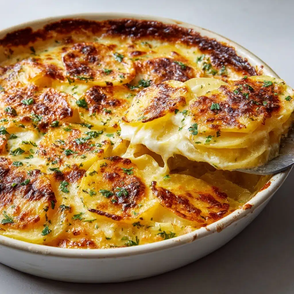 Easy Cheesy Scalloped Potatoes Recipe - Recipe Image