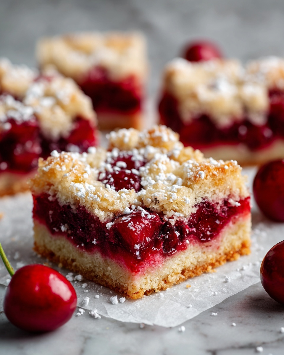 Cherry Pie Bars Recipe - Recipe Image
