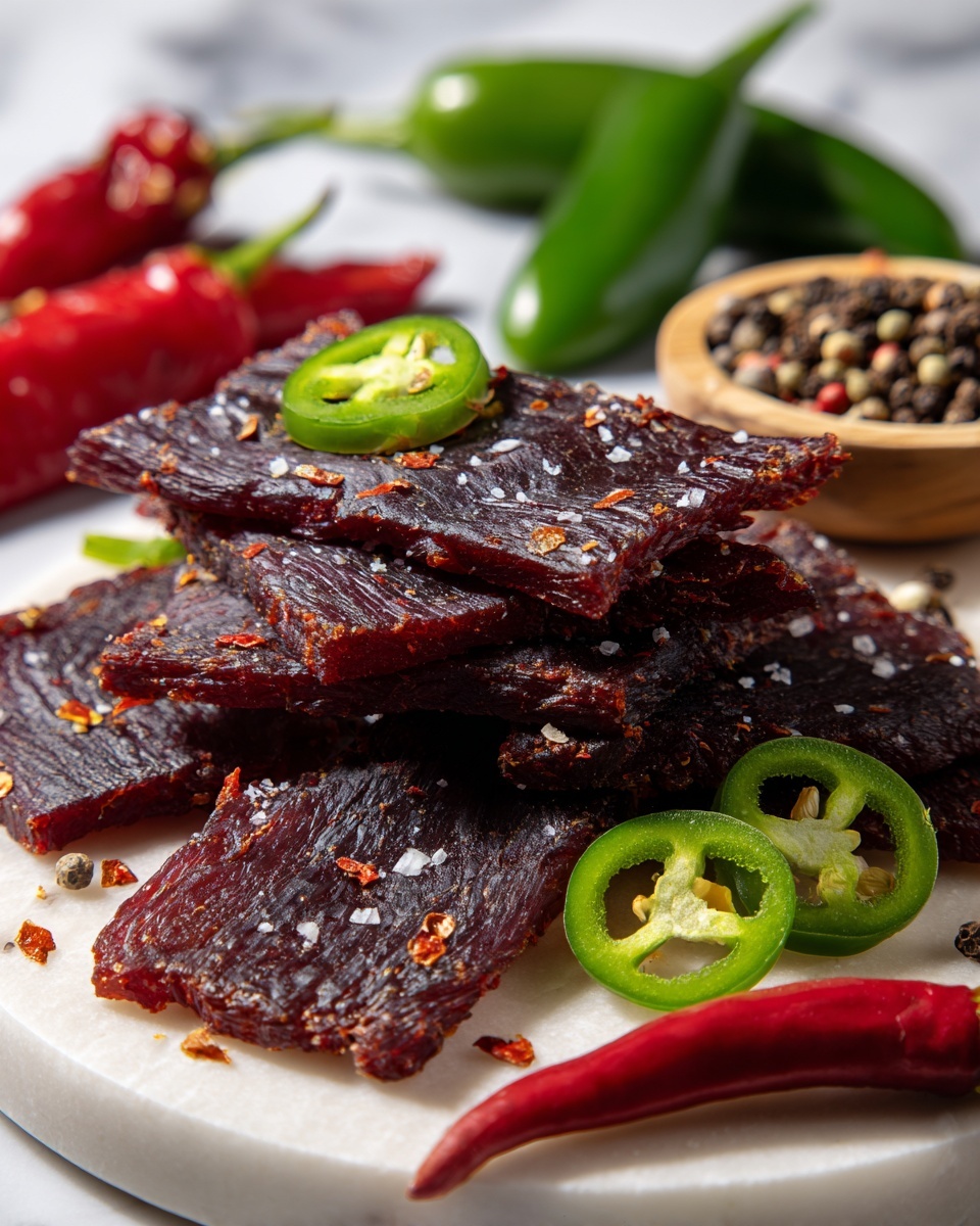 Dr. Pepper Jalapeno Beef Jerky Recipe - Recipe Image