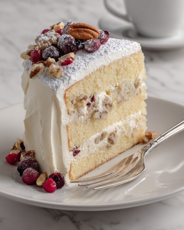 Snowy Bavarian Bliss Cake Recipe