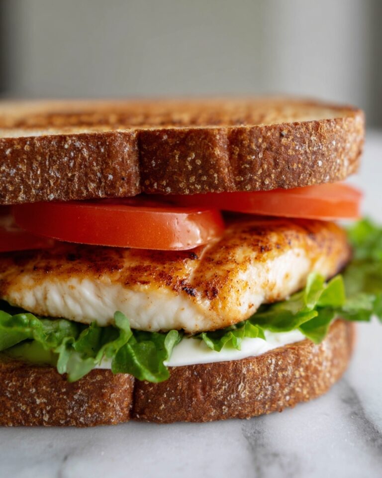 Garlic Butter Lettuce, Tomato & Grilled Chicken Sandwich Recipe