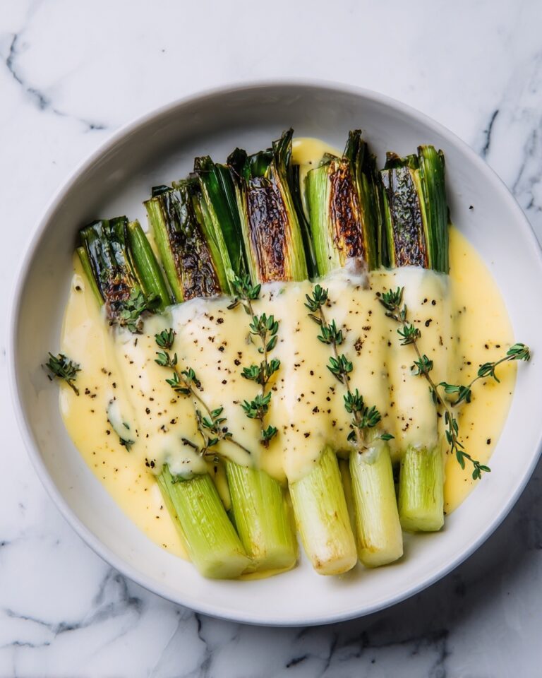 Braised Leeks with Beurre Blanc Recipe