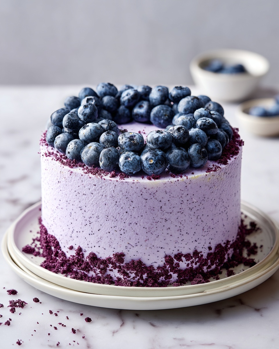Blueberry Chiffon Cake Recipe - Recipe Image