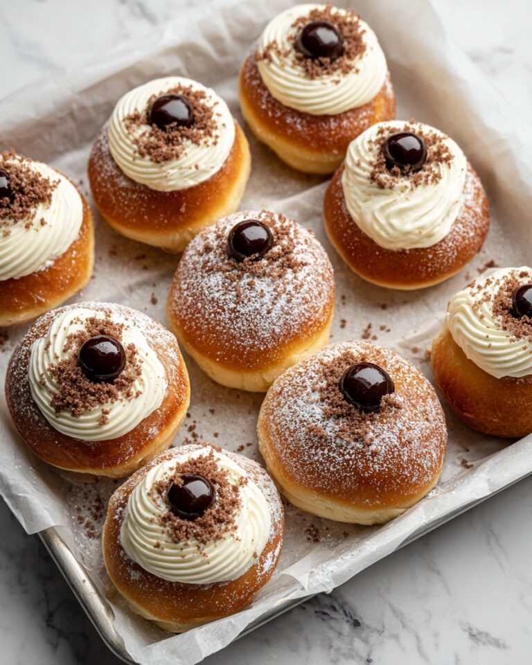 Chai Cream Filled Doughnuts Recipe