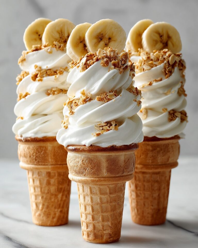 Banana Pudding Cheesecake Cones Recipe