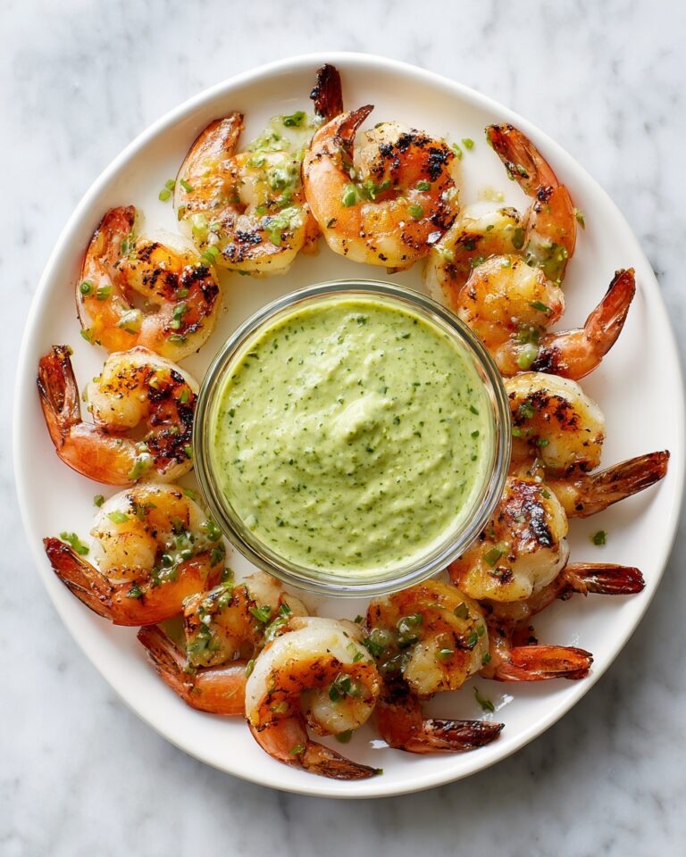 Chili Lime Shrimp with Avocado Crema Recipe