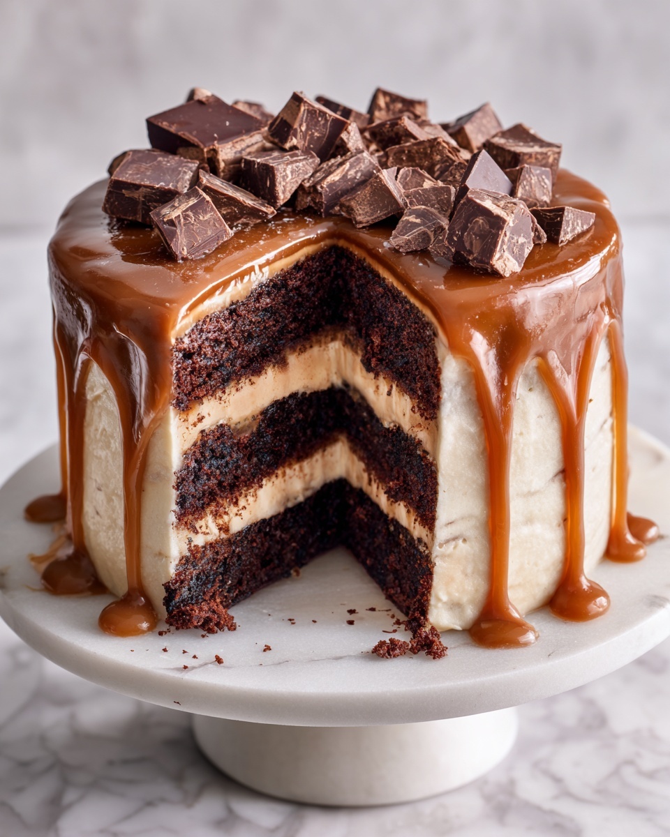 Caramel Brownie Cheesecake Recipe - Recipe Image