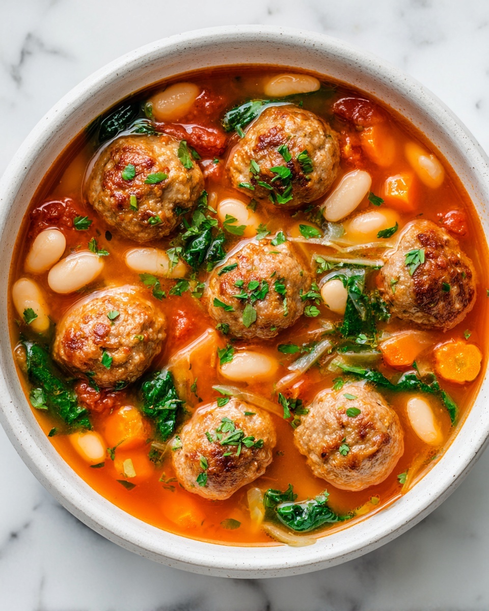 Italian Meatball Soup Recipe - Recipe Image