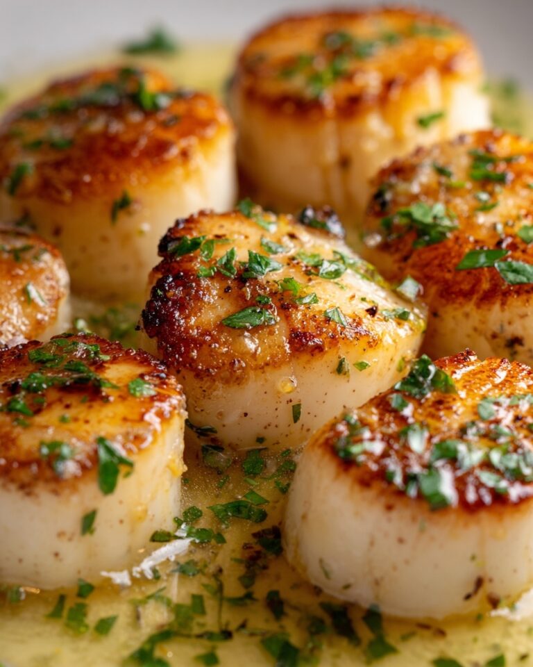 Lemon Garlic Seared Scallops Recipe