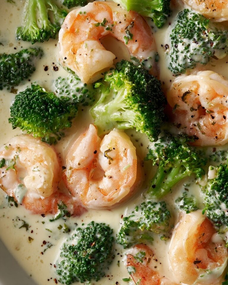 Broccoli Shrimp Alfredo Recipe