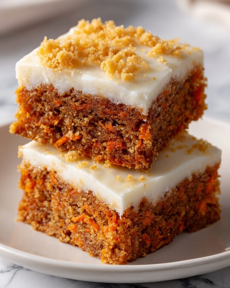 Carrot Cake Cream Cheese Bars Recipe
