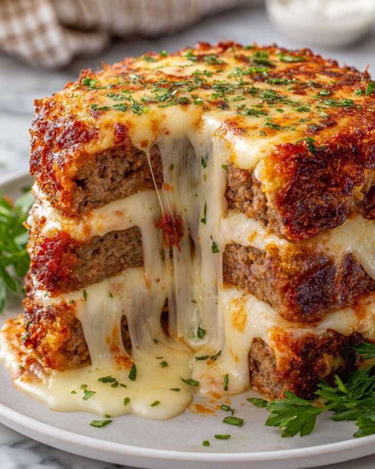 Chicken Cordon Bleu Meatloaf with Creamy Dijon Gravy Recipe