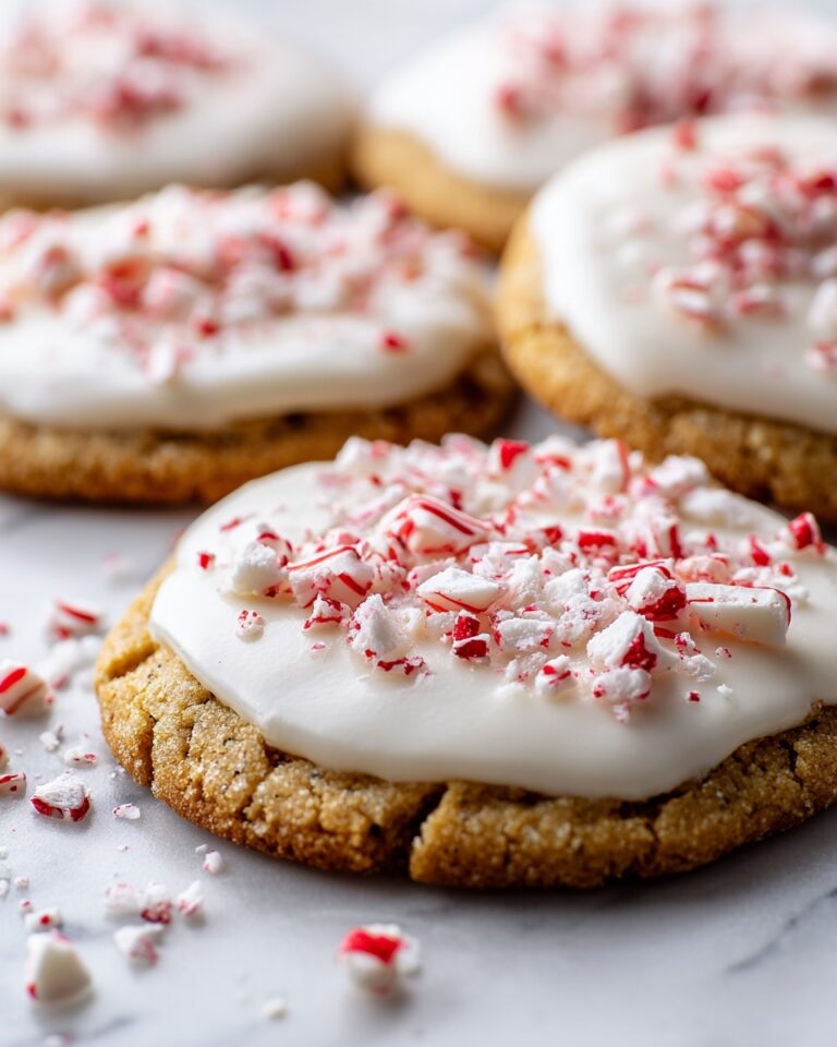 White Chocolate Dipped Peppermint Sugar Cookies Recipe