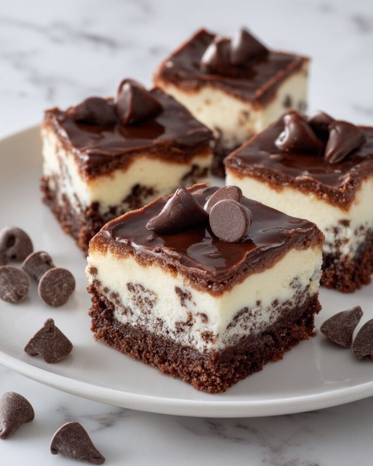 Chocolate Chip Cheesecake Bars Recipe