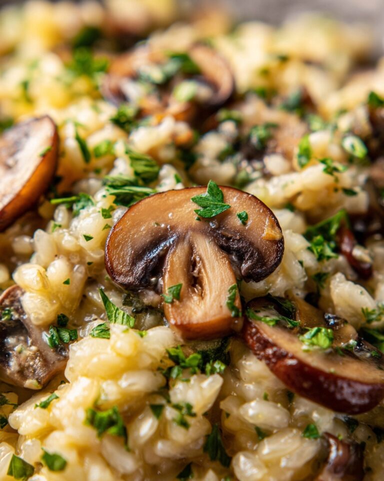 Creamy Mushroom Rice Recipe