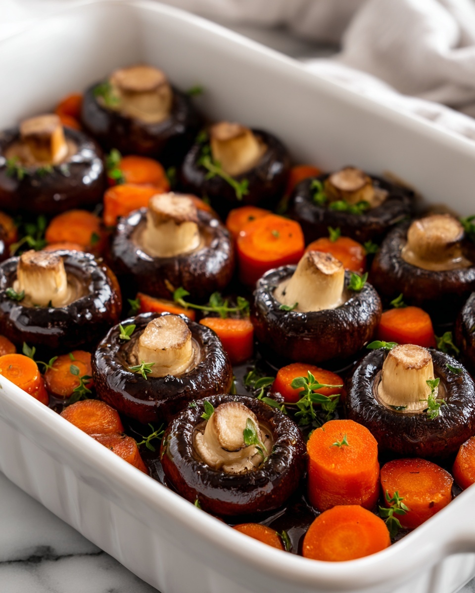 Pickled Shiitake Mushrooms and Carrots Recipe - Recipe Image