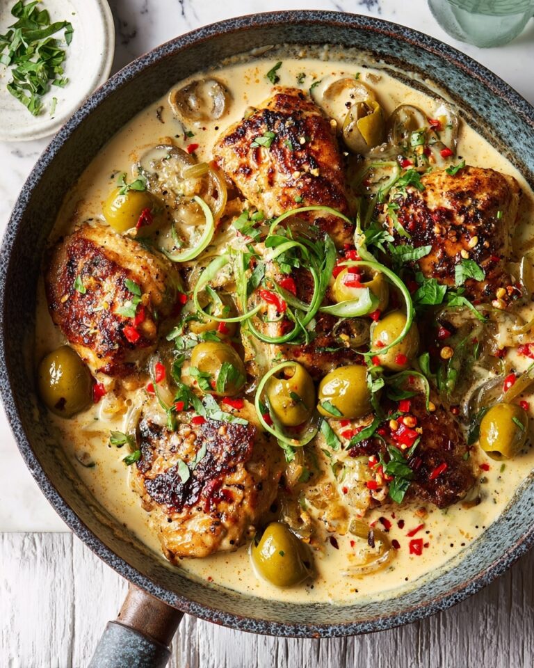 Creamy Pepperoncini Chicken Skillet Recipe