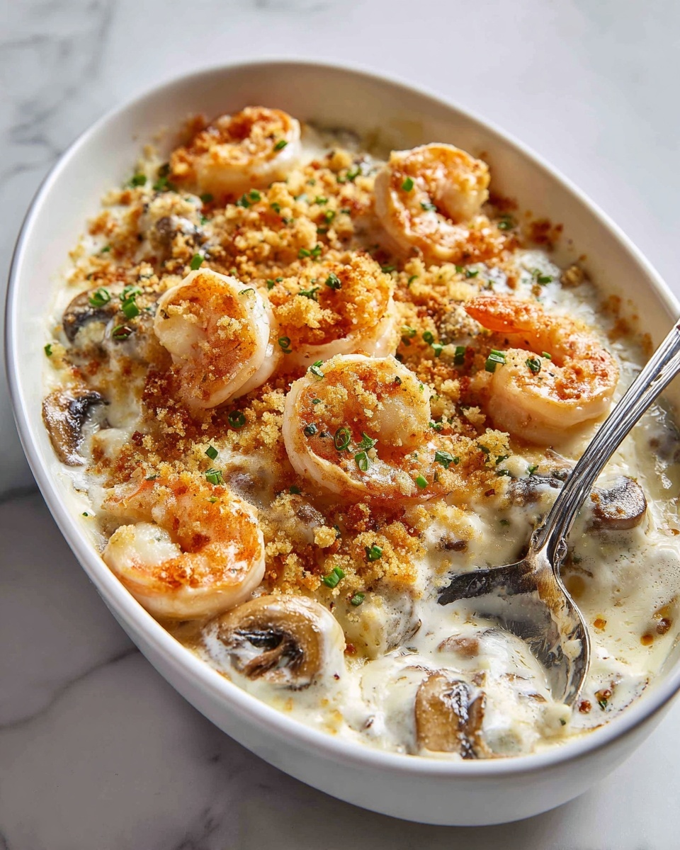 New England Seafood Casserole Recipe - Recipe Image