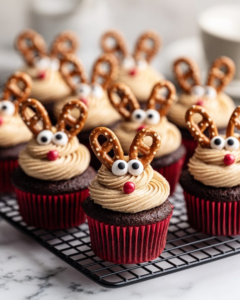 Easy Reindeer Cupcakes Recipe