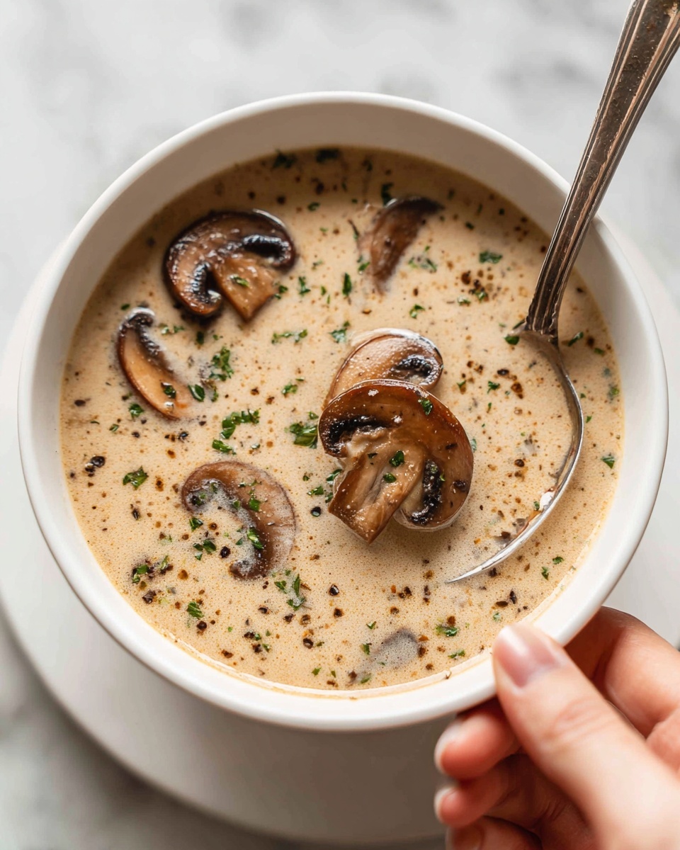 Creamy Mushroom Soup Recipe - Recipe Image