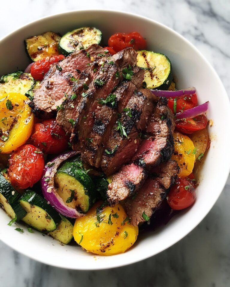 Sizzling Steak with Roasted Veggies Recipe