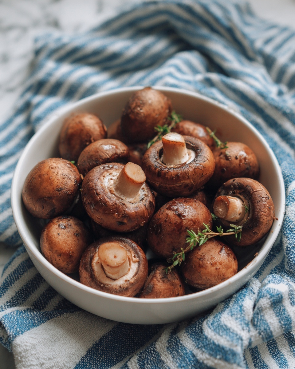 Air Fryer Mushrooms Recipe - Recipe Image