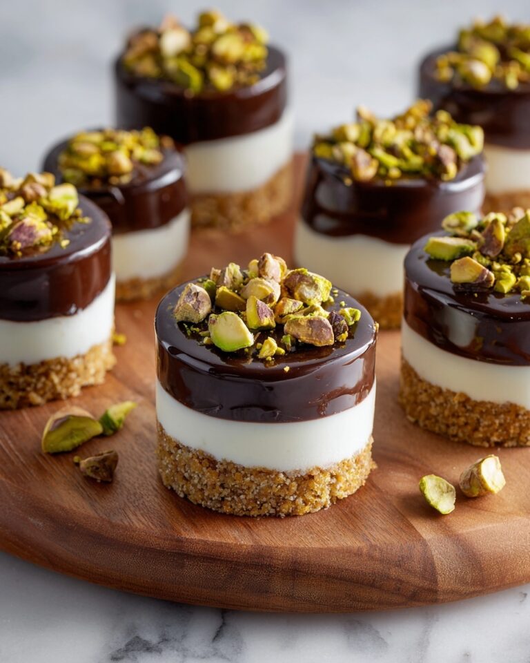 Mini Pistachio and Coffee Cheesecakes Recipe