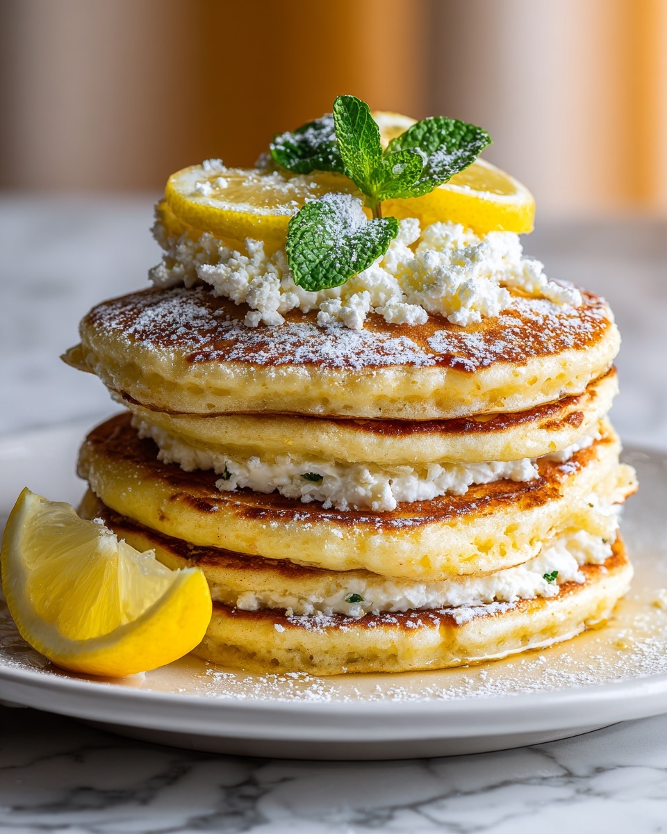 Lemon Ricotta Pancakes: The Ultimate Fluffy Breakfast Recipe - Recipe Image