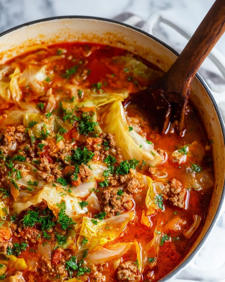 Polish Stuffed Cabbage Soup Recipe
