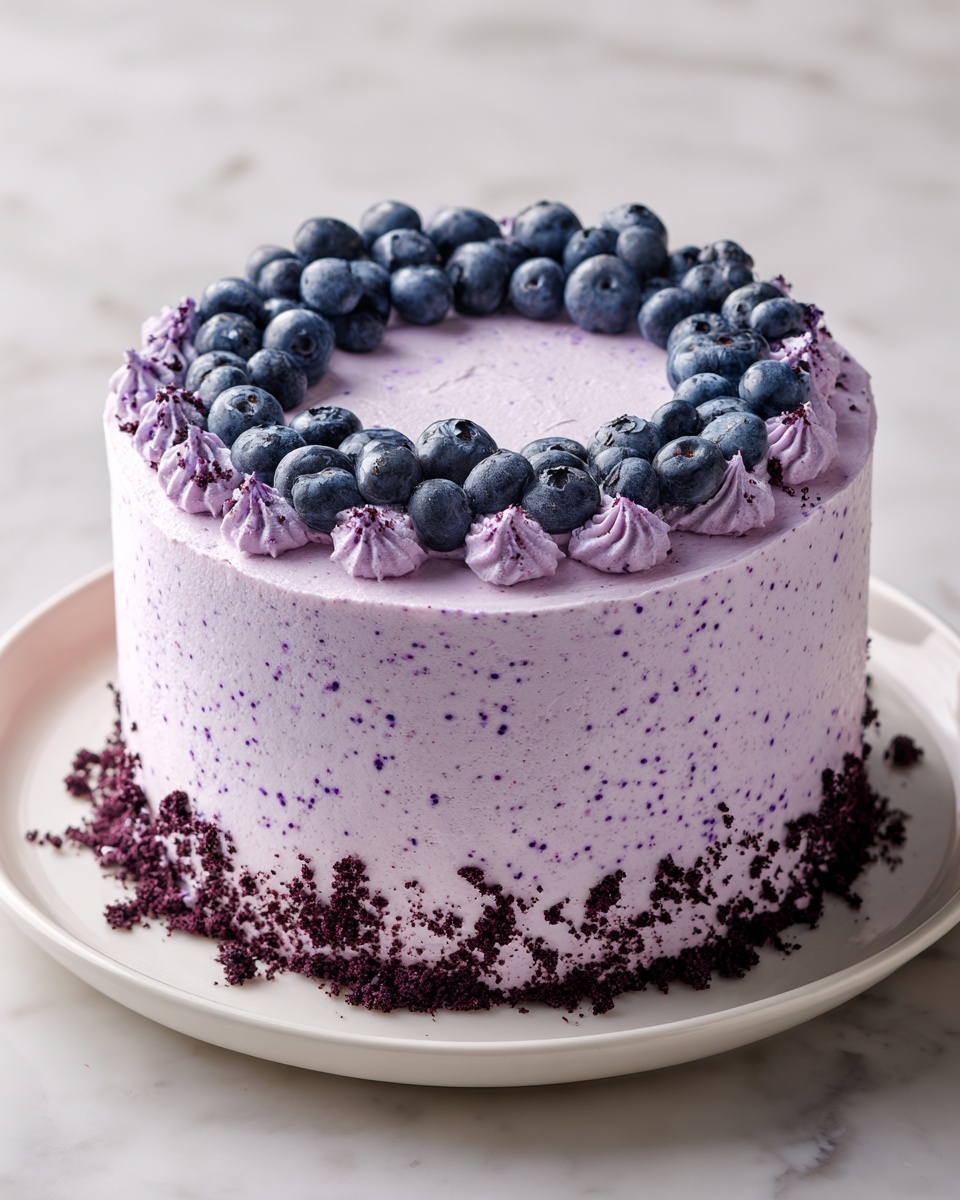 Blueberry Chiffon Cake Recipe - Recipe Image
