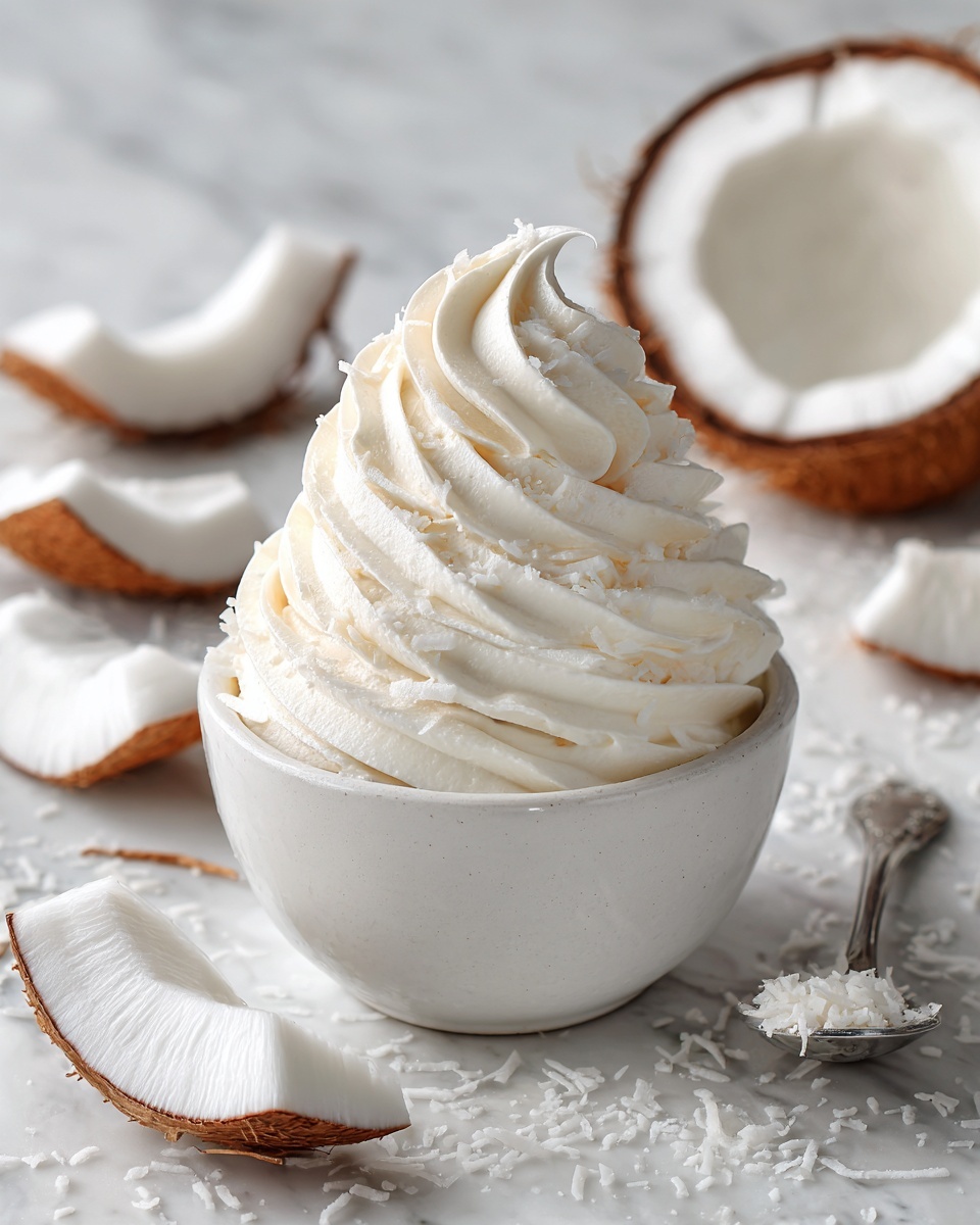 Creamy Coconut Whipped Cream Recipe - Recipe Image