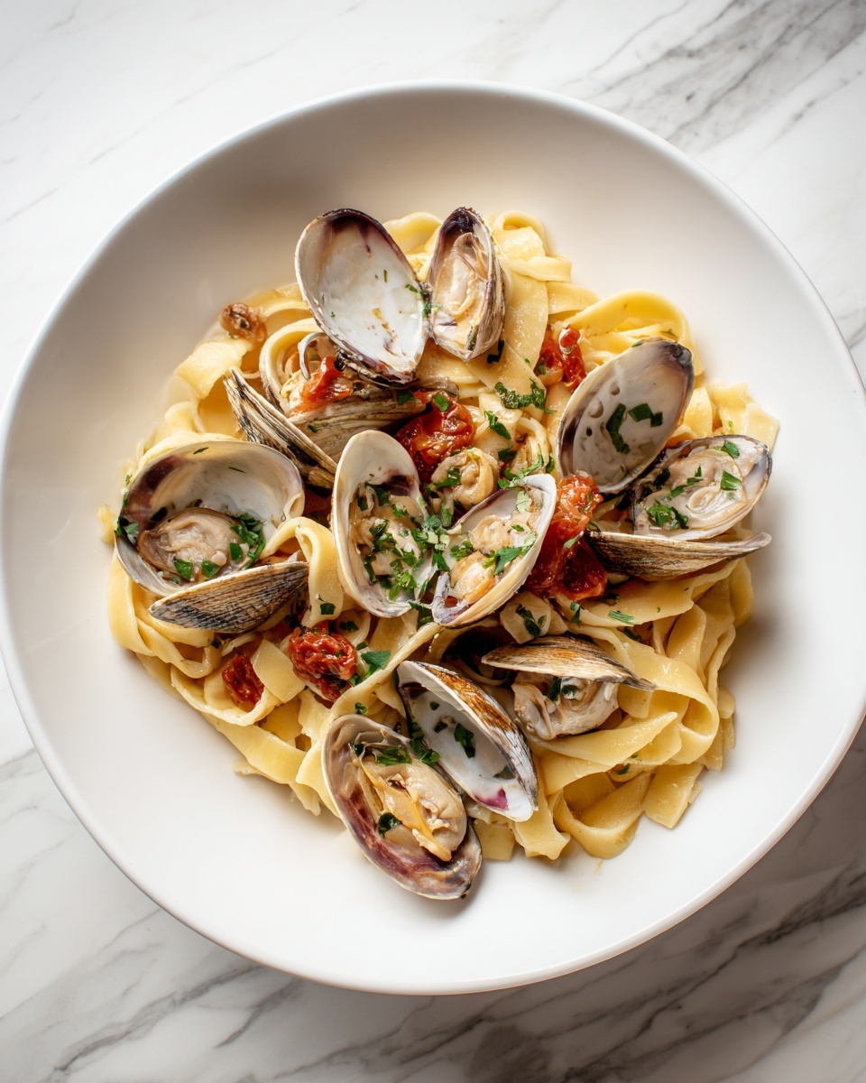 Linguine and Clams with Tomatoes Recipe - Recipe Image