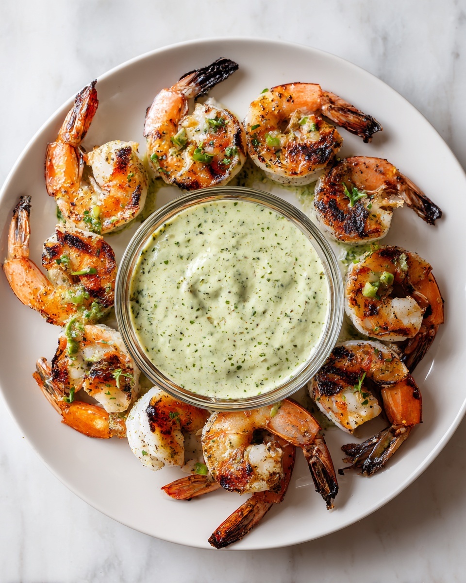 Chili Lime Shrimp with Avocado Crema Recipe - Recipe Image