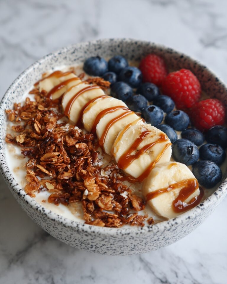 Caramelized Banana Split Overnight Oats Recipe