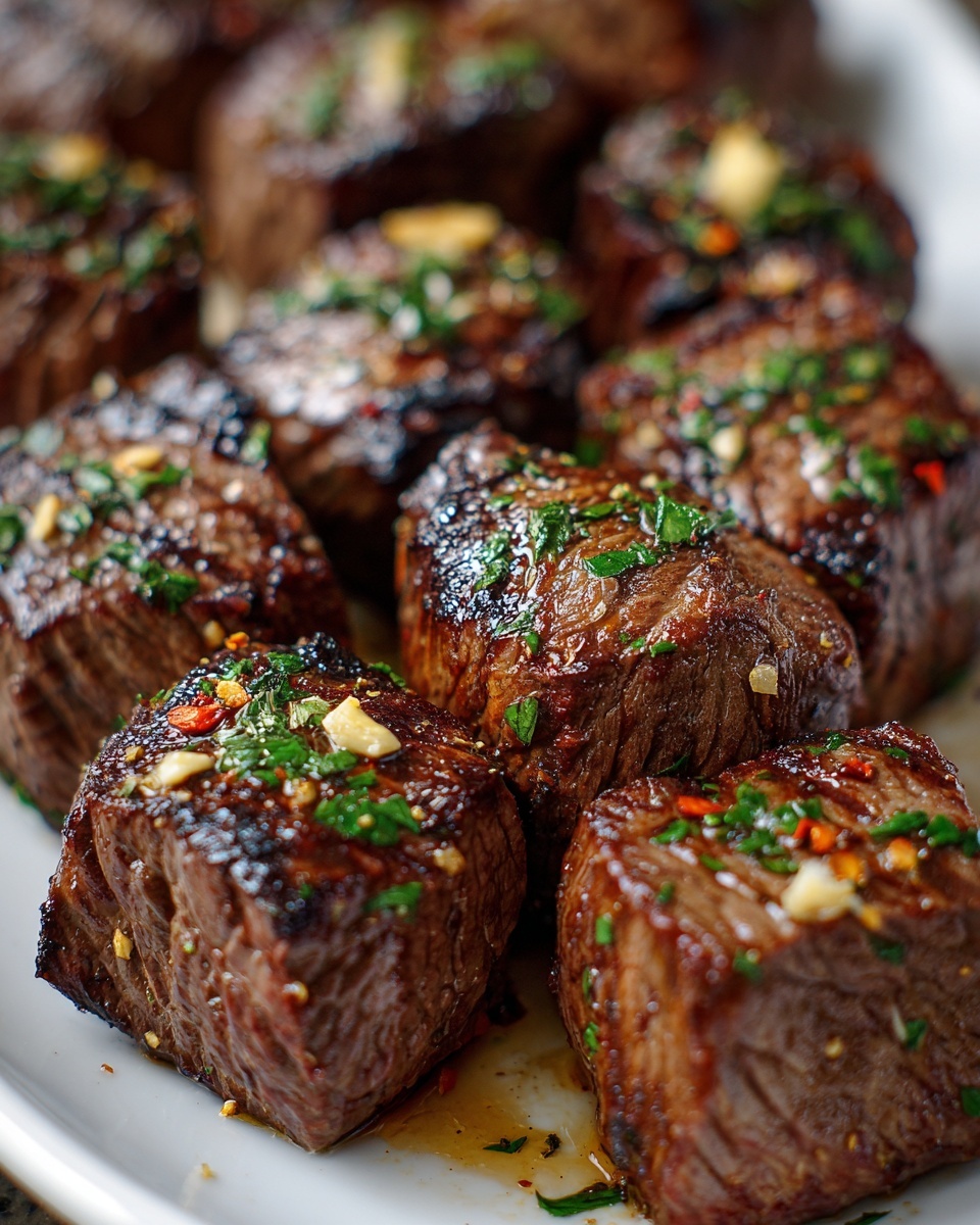 Garlic Steak Bites Recipe - Recipe Image