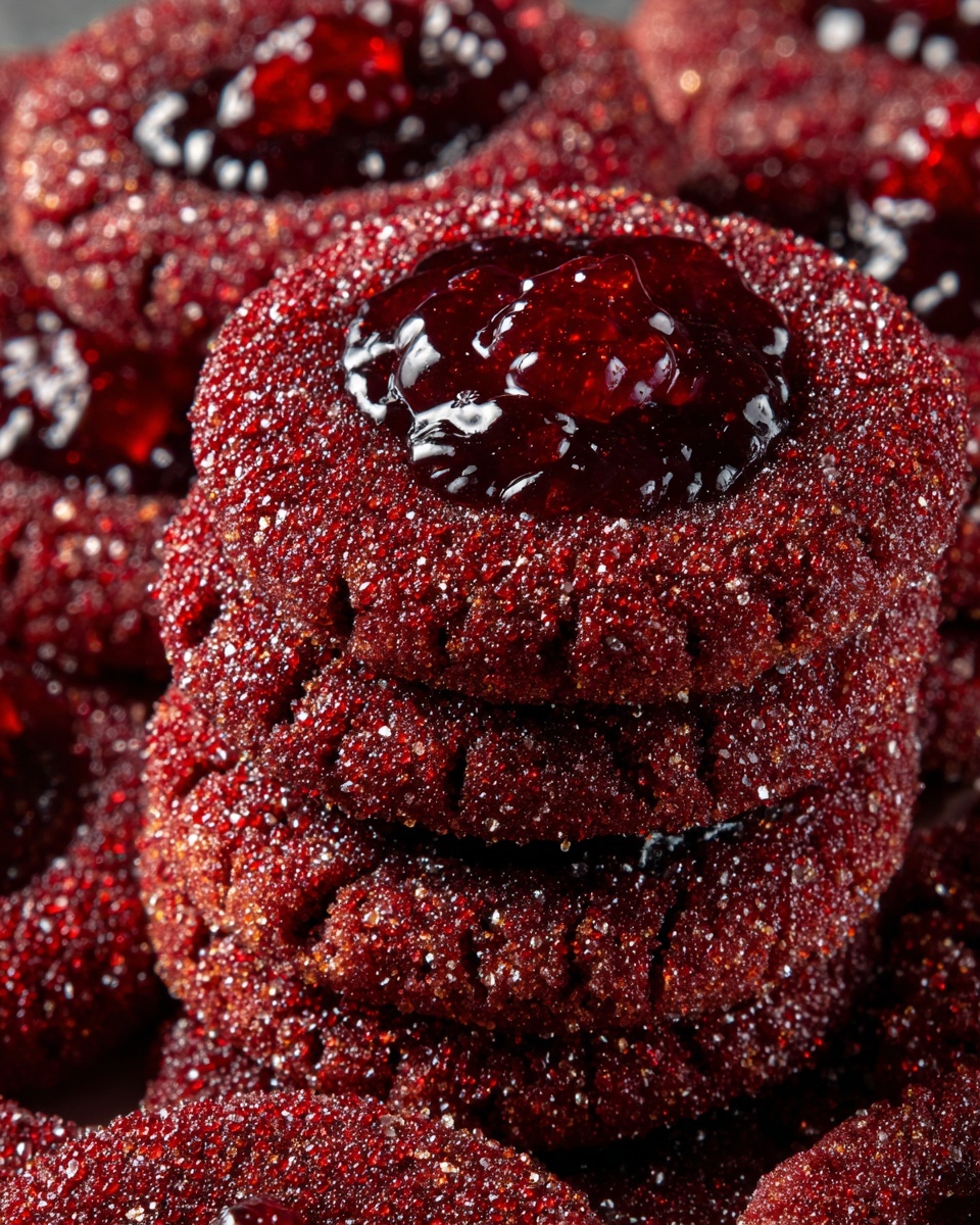 Hershey's Red Velvet Blossoms Cookies Recipe - Recipe Image