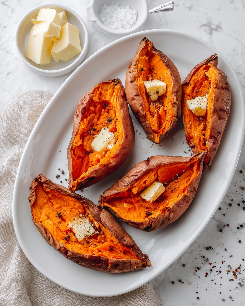 Roasted Sweet Potatoes with Garlic Seasoning Recipe - Recipe Image