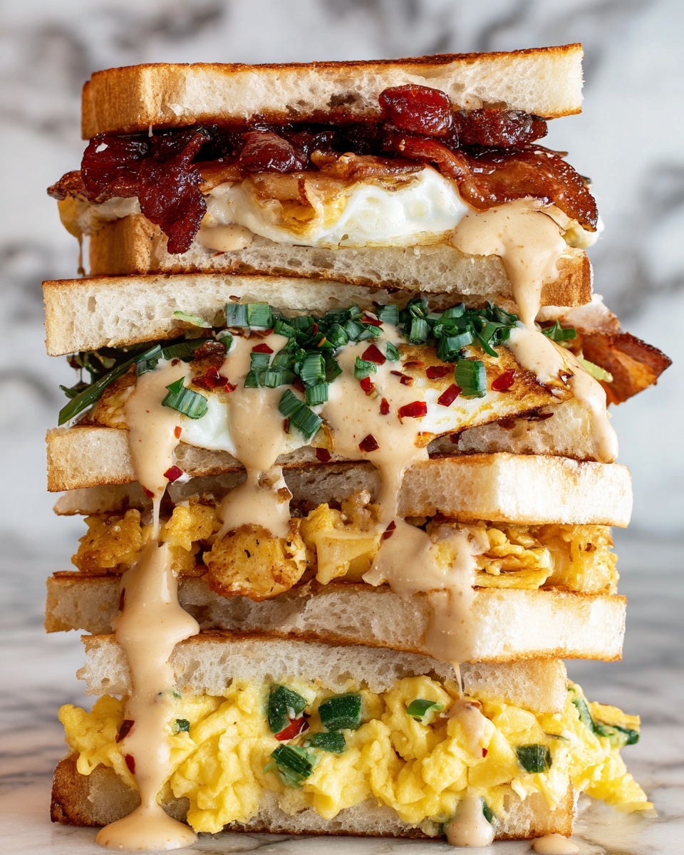Spicy Chipotle Egg Breakfast Sandwiches Recipe - Recipe Image